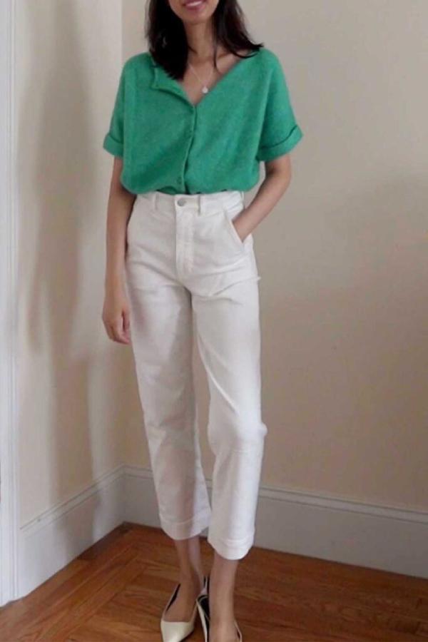 Sezane Short Sleeve Tee